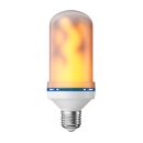 E27 LED Leuchtmittel, Kolben, extra warmweiß (1300 K), 3,3 W, 130lm, Flammeneffekt, matt