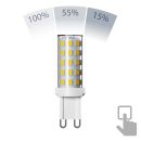 G9 LED Leuchtmittel, weiß (3700 K), 3,5 W, 511lm, 3-Stufen-Dimmer