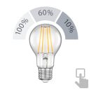 E27 LED Leuchtmittel, A60, weiß (4000 K), 7,3 W, 1020lm, 3-Stufen-Dimmer