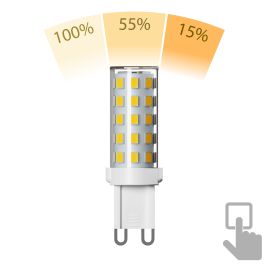 G9 LED Leuchtmittel, 3,5 W, 3-Stufen-Dimmer (Lichtfarbe wählbar)