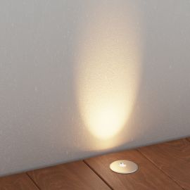 LED Bodeneinbauleuchte MIZA für außen, IP65, seitwärtige Leuchtrichtung, rund, 44mm Ø (Lichtfarbe wählbar)