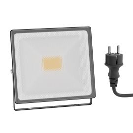 LED Gartenstrahler FLIN für außen, IP66, Stecker, 30 W, 2400lm, warmweiß (Farbe wählbar)
