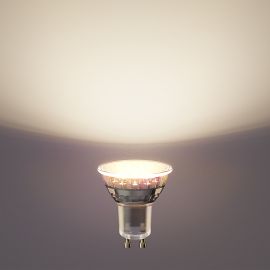 GU10 LED Leuchtmittel, PAR16, 2,4 W, 119°, Reflektorspiegel (silber) (Lichtfarbe wählbar)