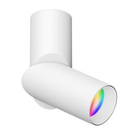 Deckenleuchte DAISI, weiß matt + Smart Home RGBW GU10 LED Lampe 473lm