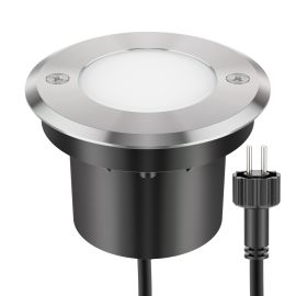 LED Boden-Einbauleuchte Ain für außen warm-weiß 55lm IP67 99mm Ø (Set Vorschaltgerät wählbar)