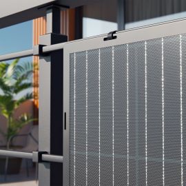 ledscom.de 4 x 105W Solar Panele, klein (101x55x2cm), leicht (2,1kg)