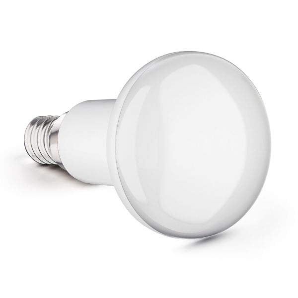 E14 LED Leuchtmittel, R50, von 5,2 K), 112°, 485lm, (2700 matt W, warmweiß