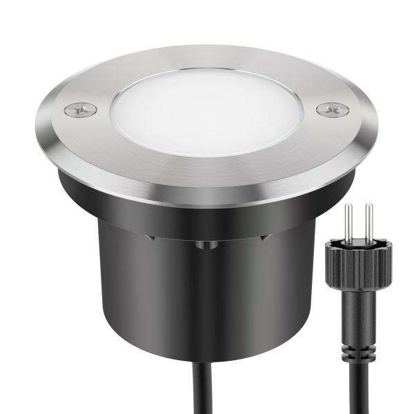 LED Boden-Einbauleuchte Atria für außen, IP65, 40mm Ø (Farbe