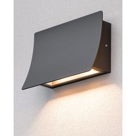 Bild von Außenleuchte SOVA IP44, GU10 max. 15W, Anthrazit Matt, Uplight, Wandleuchte für Garten, Terrasse & Balkon (Leuchtmittel wählbar) (Leuchtmittel wählbar)