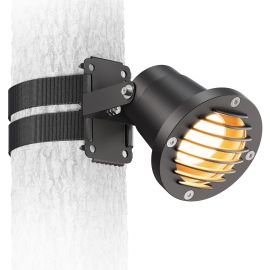 Bild von LED Gartenstrahler DUK Gitter mit Gurtbefestigung für außen, Stecker, GU10 (Farbe, Leuchtmittel wählbar)