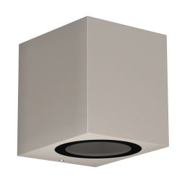 Bild von Wandleuchte ALSE für außen, Aluminium, IP54, einflammig, eckig, GU10 Downlight (Farbe, Leuchtmittel wählbar)