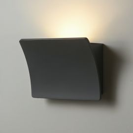 Bild von Außenleuchte SOVA IP44, GU10 max. 15W, Anthrazit Matt, Uplight, Wandleuchte für Garten, Terrasse & Balkon (Leuchtmittel wählbar) (Leuchtmittel wählbar)