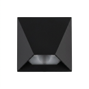 Bild von Treppenlicht FOVA schwarz – Wandeinbauleuchte für Standard-Unterputzdosen, aus Aluminium, mit GU9 Fassung, modernes Downlight für innen