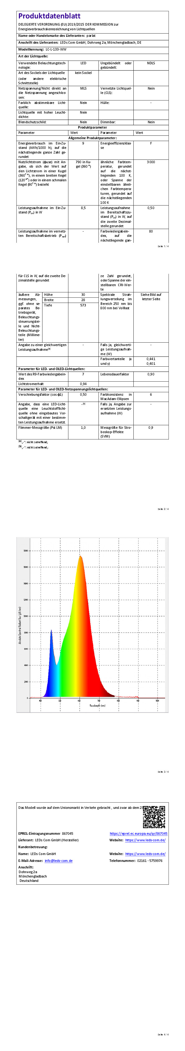 product fiche 